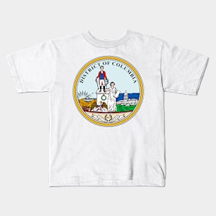 Washington DC Seal Decal Kids T-Shirt